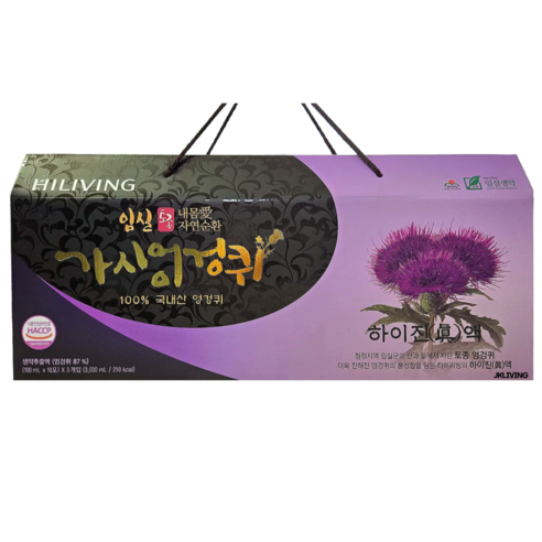 [살림의 왕] 임실 가시엉겅퀴 하이진액 30포 X 2박스 60포 100% 국내산 엉겅퀴