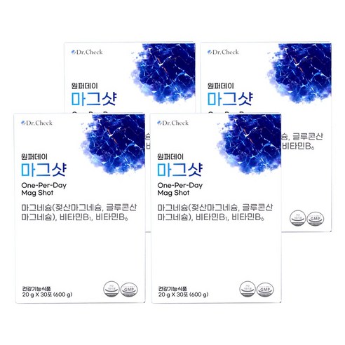 닥터체크 원퍼데이 마그샷, 600g, 4박스