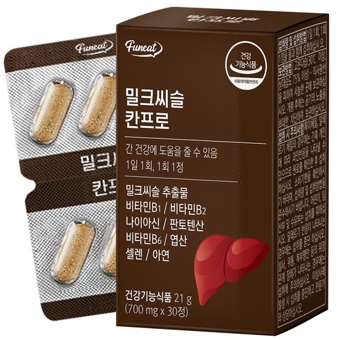 퍼니트 밀크씨슬 칸프로 21g, 30정, 1개