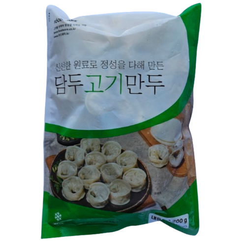 담두 고기 손만두, 6개, 1.2kg