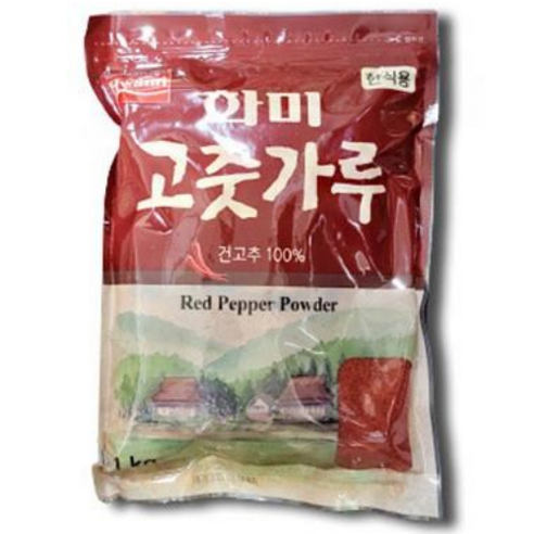 화미 한식용 고춧가루 1kg 무료배송
