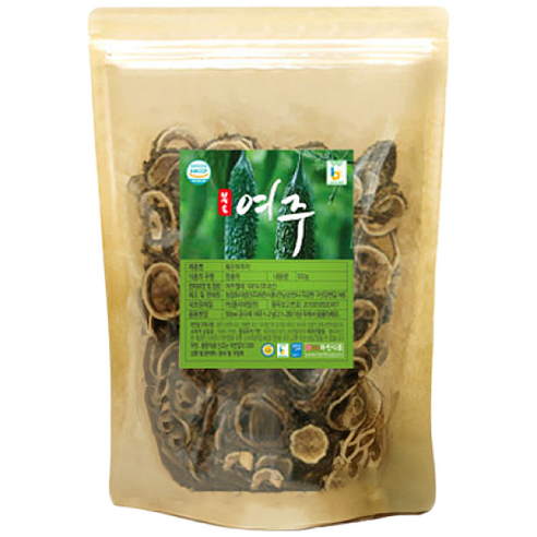 HACCP [국산 볶은 여주차] 300g 무카페인 당조절 건강차 저온로스팅 쓴맛을 줄여 구수한 차맛 하린식품