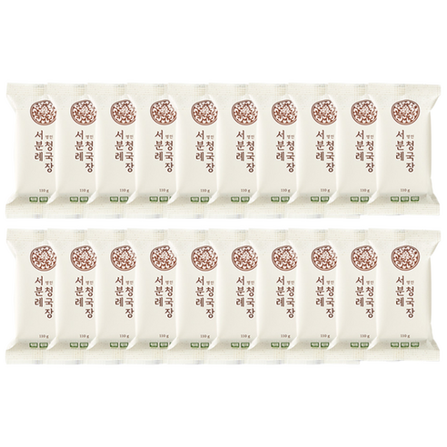 서일농원 서분례명인 청국장_본사직송, 110g, 20개