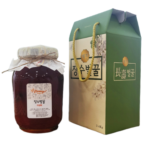 장수 야생화 잡화 벌꿀 2.4kg