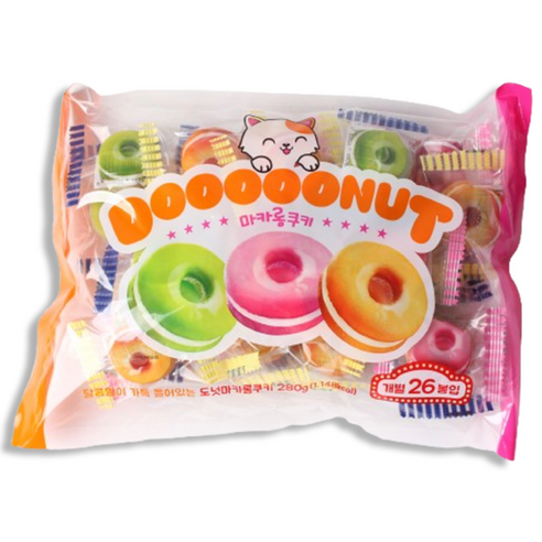 도넛 마카롱 쿠키 280g, 280g, 1개