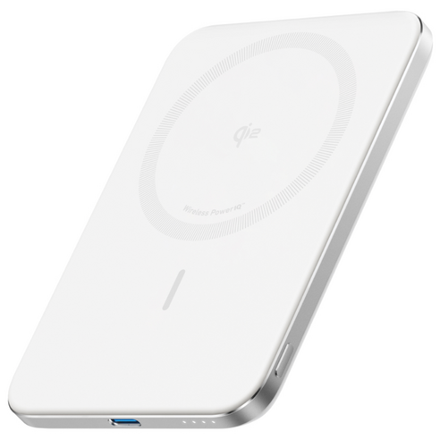앤커 맥고 나노 파워뱅크 5000mAh 20W 슬림형 무선충전 보조배터리, 화이트, A1665