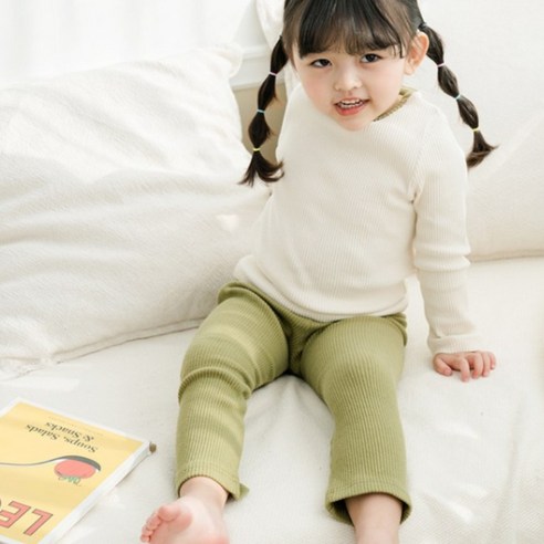 꾸미 스판 골지 실내복/아동실내복 어린이내의