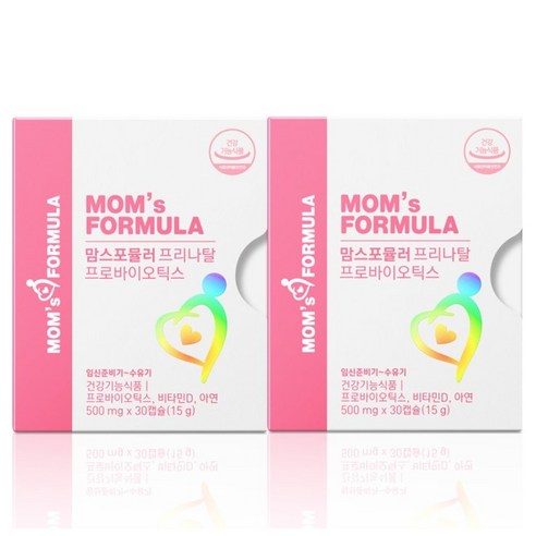 맘스포뮬러 프리나탈 프로바이오틱스 임산부 수유부 유산균, 2개, 30회분