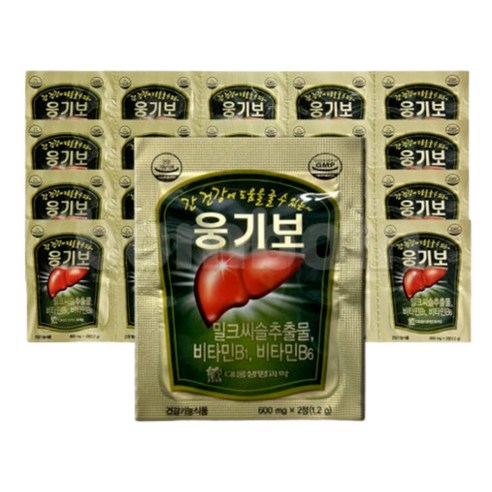 대웅생명과학 웅기보 간 피로회복 활력 에너지 밀크씨슬, 100회분, 1개