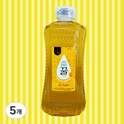 동화양봉 사양벌꿀, 2kg, 5개