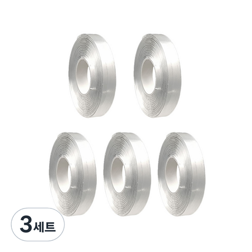 SGS인증 초강력 실리콘 나노 양면테이프 아크릴 폼 방수 겔 15mm3m, 3세트