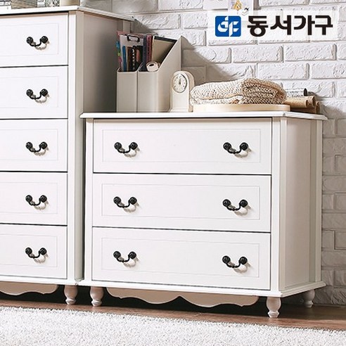 [동서가구/착불]올리브 화이트800 3단서랍장 DF630218 리뷰후기