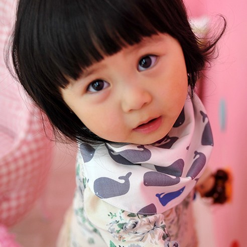 달콤베이비 극세사 스노우빕