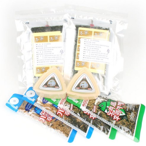 붐스토리 삼각김밥 100매 플러스 후리가께(혼합) DIY키트, 조미, 100개 삼각김밥용김 Best Top5