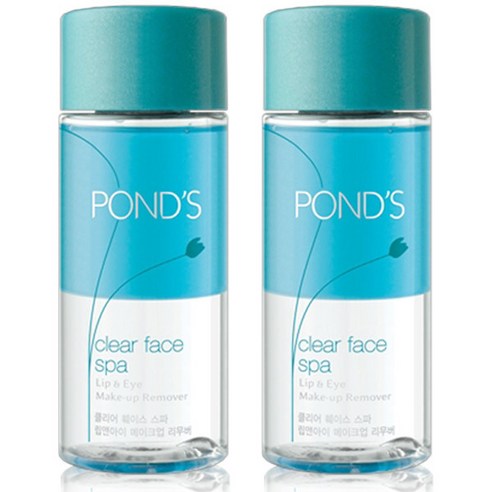 폰즈 클리어 훼이스 스파립앤아이 메이크업 리무버, 120ml, 2개