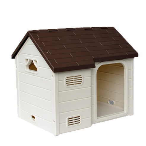 아가명가 SDH-600 애견하우스, 60cm x 50cm x 53cm, 브라운, 1개