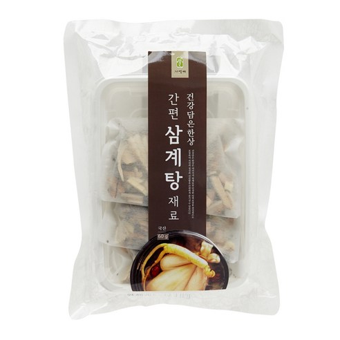 자연애 간편 삼계탕 재료, 20g, 3개