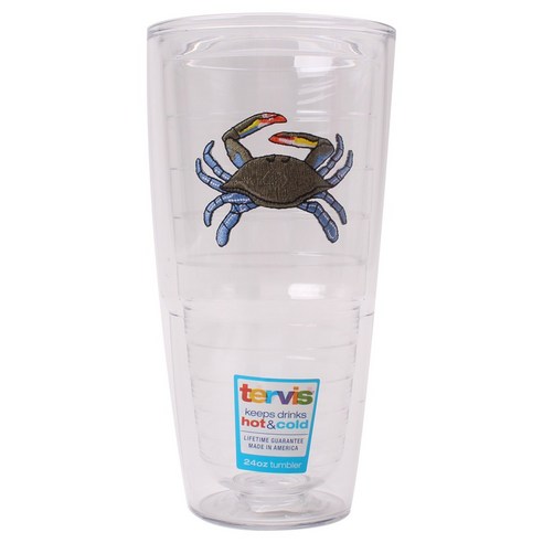 터비스 킵 드링크 핫 & 콜드 텀블러, Crab Blue, 710ml