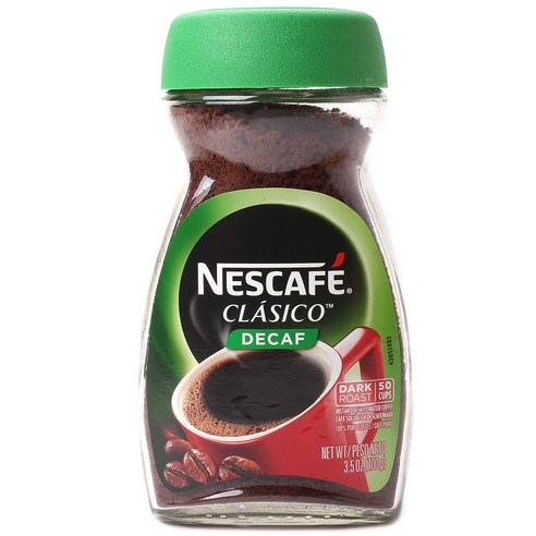 네스카페 클라시코 디카프 다크 로스트 인스턴트 커피, 1개입, 1개, 100g