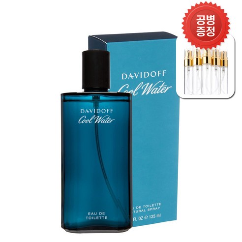 다비도프 쿨 워터 맨 EDT 125ml+공병증정, 125ml 남자향수 Best Top5