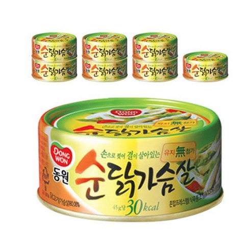 동원 순닭가슴살 통조림, 135g, 24개