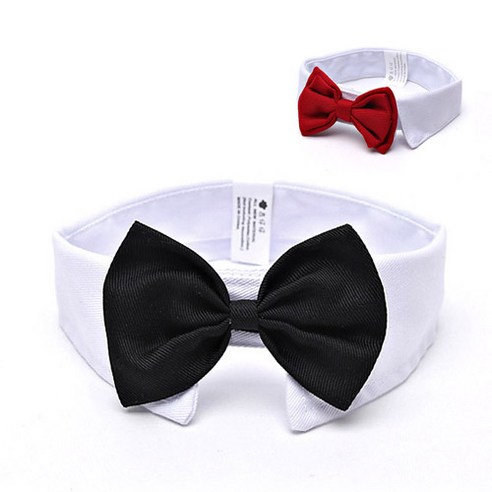강아지/애견/고양이 보타이 스카프, 레드S, 1개