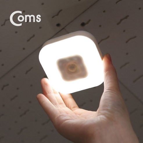 Coms 모션 인식 에너지 절전 센서 조명 매입등/센서등, 모션 인식 에너지 절전 센서 조명 백색 컬러 NW958, 1개