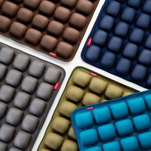 엘씨코퍼레이션 아이편한 에어셀 차량용 방석, 네이비, 1개