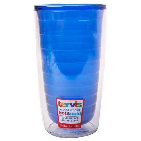 Tervis 더블-월드 텀블러 쿼츠, Sapphire, 473ml