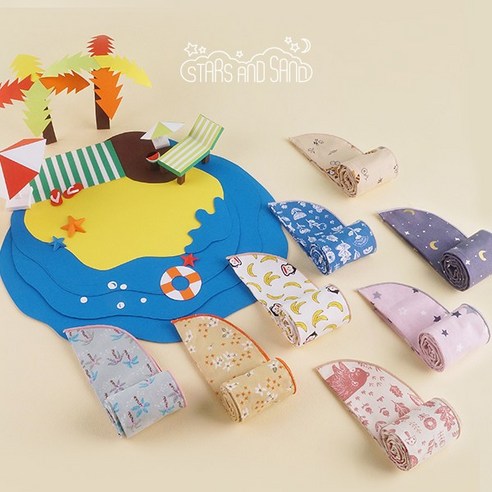 별과모래 유아 아동 쿨 스카프 쁘띠스카프 리얼냉매 여름 야외활동 쿨넥