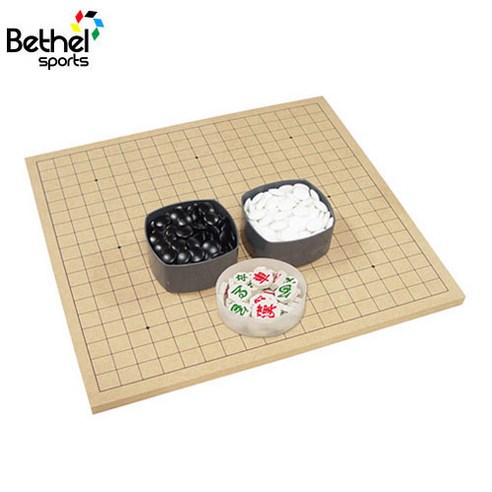벧엘 1.5cm바둑판+바둑알+장기알 세트 바둑판, 장석3호P(특)