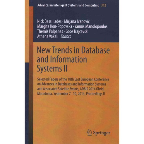 New Trends in Database and Information Systems II, Springer-Verlag New ...