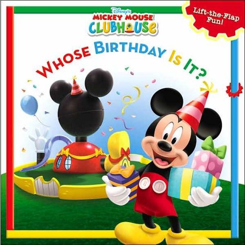 Whose Birthday Is It?: A Lift-The-Flap Surprise Story Paperback, Disney Press