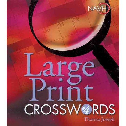 Large Print Crosswords 4, Puzzlewright