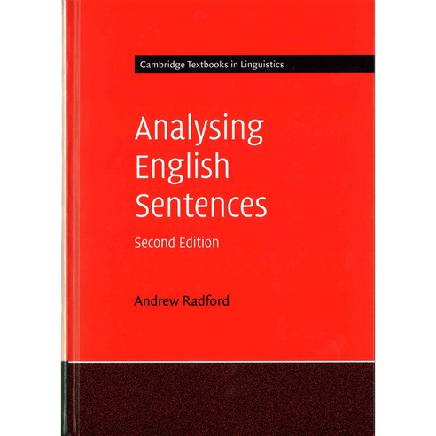 Analysing English Sentences, Cambridge Univ Pr