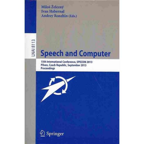 Speech and Computer, Springer-Verlag New York Inc