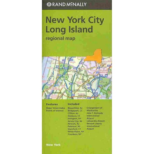 Rand Mcnally New York City/ Long Island: Regional Map