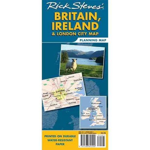 Rick Steves'' Britain Ireland & London City Map: Planning Map, Avalon Travel Pub