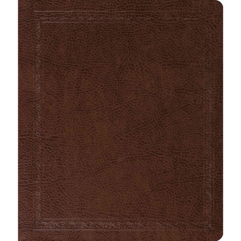 The Holy Bible ESV English Standard Version Journaling Bible: ESV Journaling Bible Mocha Bonded Leather Threshold Design, Crossway Books