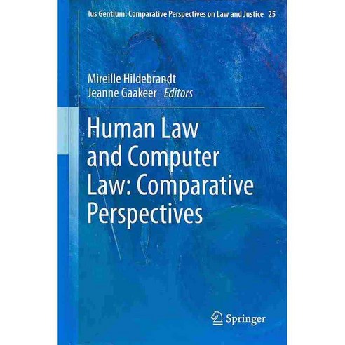 Human Law and Computer Law: Comparative Perspectives, Springer Verlag