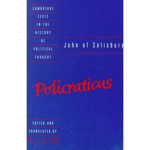 John of Salisbury: Policraticus Paperback, Cambridge University Press