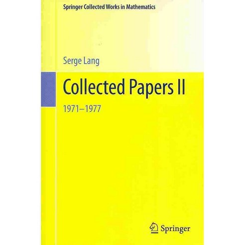 Collected Papers II: 1971-1977, Springer Verlag
