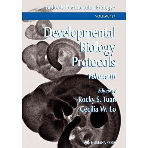 Developmental Biology Protocols, Humana Pr Inc