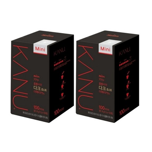 카누 미니 다크로스트 아메리카노 100T, 90g, 100개입, 1개