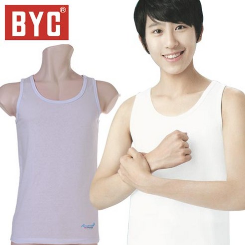 남들이 모르는 BYC 주니어 학생 순면 런닝 메리야스 – 편안한 순면 소재의 런닝 메리야스