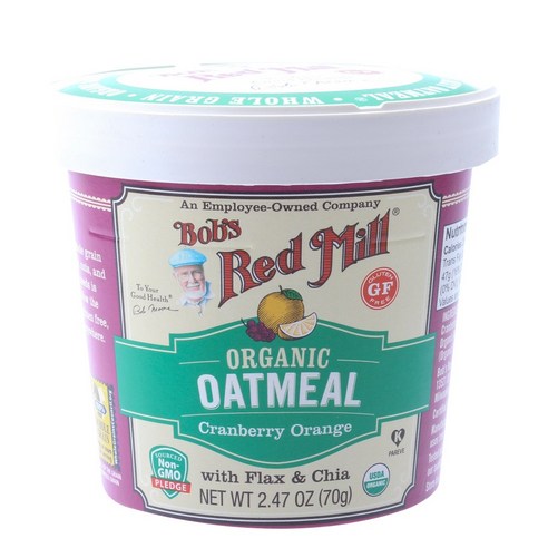 밥스레드밀 오트밀 플랙스 & 치아 포함 글루텐 프리, 1개, 70g