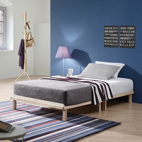 한솔종합목재 베이직 침대 프레임 (슈퍼싱글) 깔판 원목침대프레임 Best Top5