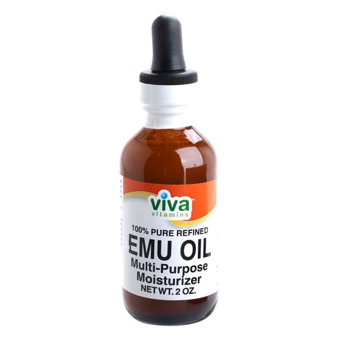 Viva Vitamins 100% 퓨어 리파인 에뮤 오일, 59ml, 1개