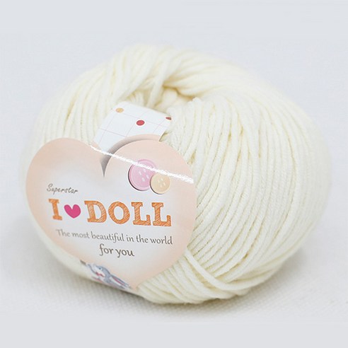 [앵콜스] IDOLL 아이돌실(10+1) 인형실 소품실 면사 뜨개실 털실, 11 아기분홍