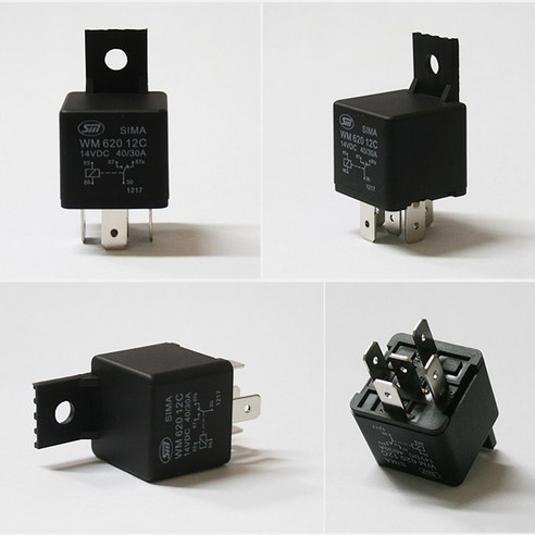 동우릴레이 5P릴레이 다이 12V 40A 차량용 릴레이 DC릴레이